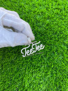 จี้เพชรแล็บโกรว์ดีไซน์ทันสมัย 2.66 กะรัต สี DEF เงินแท้ 925 ชุบโรเดียม สลักอักษรได้ตามสั่ง สำหรับทั้งชายและหญิง เหมาะสำหรับงานหมั้นและงานแต่งงาน - Product Image 4