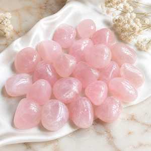 Quality Natural Pink Rose Quartz Tumble Stone Polished Crystal For Unconditional Love Self Care Emotional Healing - Product Image 1