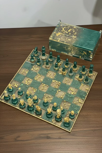 Black and White <b>Chess</b> <b>Set</b> Made in Resin With Polished Finish Resin <b>Chess</b> Black and White <b>Chess</b> - Product Image 3