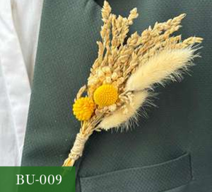 Corsage de Flores Secas Naturales, Boutonnière Floral Hecho a Mano de Larga Duración para Decoración de Trajes y Vestidos de Boda - Product Image 2