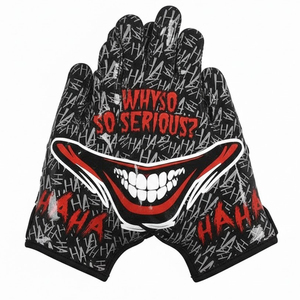 Gants de football américain pour adultes et jeunes, design personnalisé, haute adhérence, silicone léger, durables, pour entraînement et matchs - Product Image 1