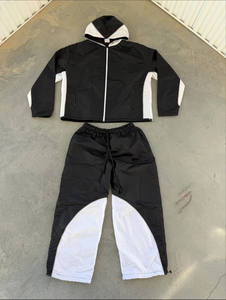 Conjunto Deportivo Reflectante Impermeable Rainbow Touches, Chaqueta Cortavientos de Nailon Extra Grande, Traje Deportivo para Hombre - Product Image 2