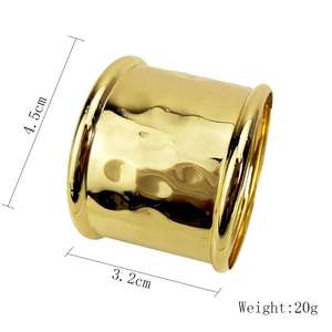 Anillos para Servilletas Reutilizables de Primera Calidad con Acabado Moderno, Ideales para Cenas Elegantes, Decoración de Bodas y Mesas de Banquete - Product Image 2