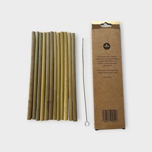 HOT TREND 2026 EXPAD Eco-Friendly <b>Bamboo</b> <b>Straws</b> 200mm Length 6mm Inner Diameter Natural Reusable Disposable 100% Biodegradable - Product Image 6