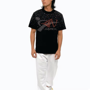 T-shirts légers pour hommes avec strass, nouvelle collection, séchage rapide, prix de gros - Product Image 1