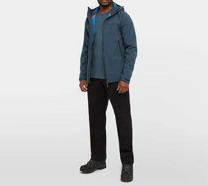 Veste softshell pour homme, résistante à l'eau, coupe-vent, respirante, pour la randonnée en plein air, vêtements de travail, coupe ajustée, durable, doublure chaude - Product Image 3