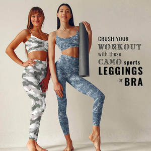 Conjunto Deportivo 2026 para Mujer, Top Deportivo Sin Mangas a Prueba de Impactos, Shorts de Cintura Alta de Secado Rápido, para Gimnasio y Fitness, Tallas Grandes - Product Image 1