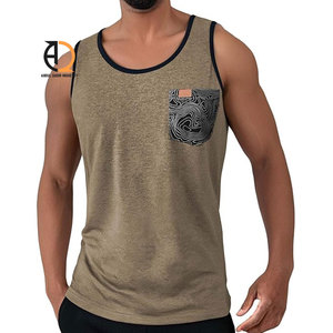 เสื้อกล้ามผู้ชายลำลองสำหรับออกกำลังกาย - Product Image 5
