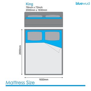 Lit plateforme en bois massif Roverb au design moderne, taille king-size - Product Image 2