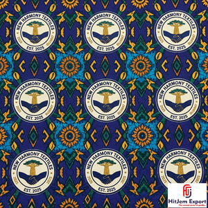 Proveedor de Servicios de Fabricación Textil OEM ODM de Tela de Algodón con Estampado Africano de Cera y Tejido Twill Rib para Nigeria al por Mayor - Product Image 3