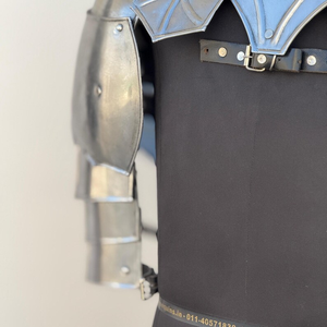 Hombreras y Coraza de Acero de Caballero Medieval, Armadura para Hombros, Disfraz de Cosplay, Reenactamiento Histórico, Equipo de Guerrero - Product Image 5