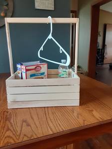 <b>Rectangular</b> Wooden Eco-Friendly Modern <b>Storage</b> <b>Basket</b> Handles Heavy Duty Organizer for Pantry Countertop Cabinet Shelf <b>Storage</b> - Product Image 3