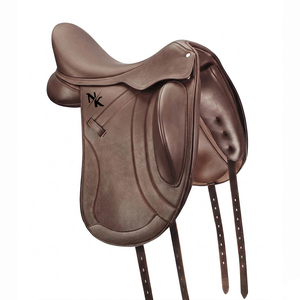 Selle d'endurance anglaise en cuir véritable, best-seller, avec arceau rembourré et design ergonomique, produits d'équitation anglaise d'Inde - Product Image 1