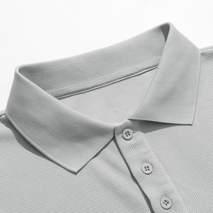 Polo à manches longues pour homme, coupe décontractée, couleur unie, tissu extensible doux, respirant, léger, décontracté, à porter tous les jours, polo classique pour homme - Product Image 4