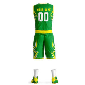 Tenue de Basketball Personnalisée Respirante la Plus Vendue – Vêtements de Sport Imprimés pour l'Été – Uniforme d'Équipe Économique 100% Polyester - Product Image 5