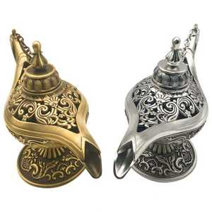 Luxury Arabic Metal Incense <b>Burner</b> for Home Fragrance Traditional Oud Religious Use Middle Eastern Decor & Gifting - Product Image 1