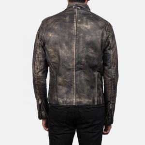 Chaqueta de cuero genuino original personalizada para hombre, chaqueta de cuero nueva primavera otoño Casual PU para hombre, chaqueta de cuero - Product Image 4