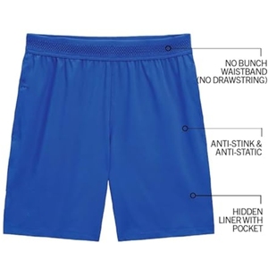 Shorts de sport pour hommes, design tendance, en polyester, pour la course à pied, la musculation et l'entraînement en salle de sport - Product Image 2