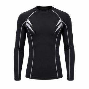 Camiseta Deportiva de Manga Corta para Hombre, Negra y Blanca, con Estampado por Sublimación, Secado Rápido, Poliéster, para Adultos - Product Image 1