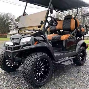 รถกอล์ฟไฟฟ้าแท้ ปี 2025 แบบ 1-2 ที่นั่ง แบตเตอรี่ 72 โวลต์ มอเตอร์ ความเร็ว 30 กม./ชม. ระยะทางวิ่ง 30 กม. พร้อมที่เก็บของสำหรับการเที่ยวชมสถานที่ - Product Image 1