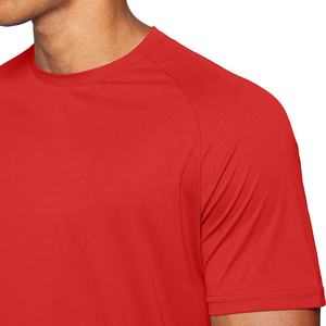 Microfibra de alta calidad cómodos deportes de secado rápido transpirable Logotipo de impresión personalizado gimnasio diseñador entrenamiento hombres gimnasio camisa - Product Image 4