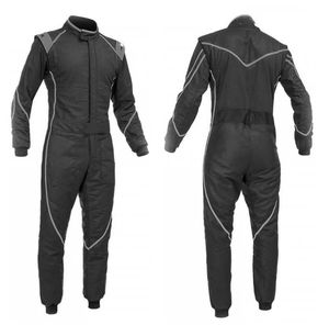 Traje de Carreras de Karting Transpirable, Resistente al Viento, Ignífugo, Impermeable, Estampado, Anti-UV, de Secado Rápido, 100% Poliéster, Talla Grande, Negro - Product Image 5