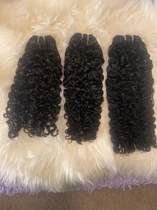Cheveux brésiliens bouclés Remy naturels très demandés, lots de 100g, texture naturelle, pour perruques de salon, disponibles à la vente - Product Image 1