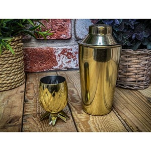Shakers à cocktails professionnels en forme d'ananas, couleur or, les plus tendance, pour les cocktails sans alcool, au prix d'exportation - Product Image 4