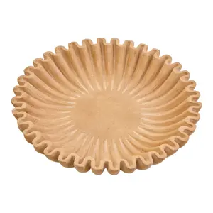 Bol décoratif en marbre et onyx naturel de haute qualité, forme de fleur moderne, fait main pour baby shower et anniversaire - Product Image 4