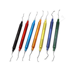 Dental Gracey Scaler Set 7PC Manual de acero inoxidable de alta calidad CE certificado Clase I Fabricante de instrumentos Pakistán A + Grado - Product Image 1