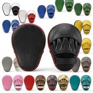 High Impact Customized Relaxed Fitted Training Mitts for Boxing MMA Kickboxing Multi Layer Foam Leather Punching <b>Focus</b> <b>Pads</b> - Product Image 1