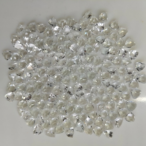 Topacio Blanco Natural de 6MM con Corte Trillón, Gema Suelta de la Mejor Calidad para la Fabricación de Joyas - Product Image 2