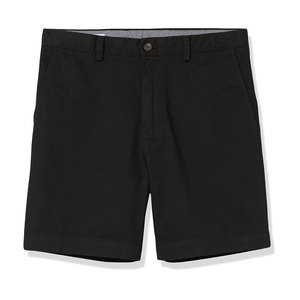 Shorts Bermuda Vintage Vert Uni en Coton pour Homme avec Cordon de Serrage et Poches, Style Décontracté, Coupe Mi-Haute - Product Image 1