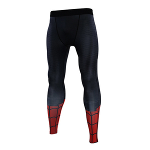 Leggings Largos con Estampado de Spider-Man, Cintura Alta, Elásticos, Tejidos en Spandex y Poliéster, Estilo Deportivo, para Todas las Temporadas - Product Image 3