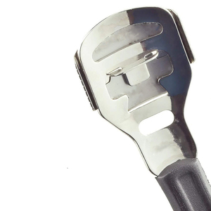 High Quality Foot Callus <b>Removers</b> <b>Black</b> Handle Stainless Steel <b>Head</b> Feet Dry Skin <b>Removers</b> Pedicure Dead Callus Shavers - Product Image 2