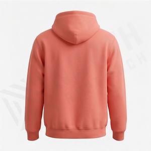 เสื้อฮู้ดฟลีซผู้ชายไซส์ใหญ่คุณภาพสูงแบบขายส่ง ปรับแต่งได้ แฟชั่นลุคย้อนยุคสไตล์ทำสีแบบแอซิดวอช  แบบสวมใส่สบาย รับผลิตตามสั่งจำนวนมาก - Product Image 2