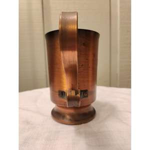Jarra de Cobre Polaca para Beber Cerveza, Taza Elegante con Asa de Latón, Tazas de Cobre Puro Personalizadas OEM, Precio de Fábrica al por Mayor - Product Image 2