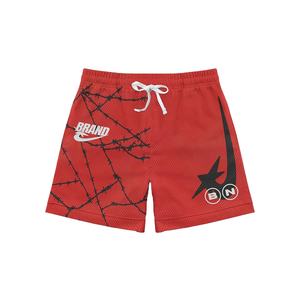 Shorts de sport personnalisés de haute qualité avec logo, impression par sublimation, tendance, polyester, décontractés, séchage rapide, shorts pour hommes - Product Image 4