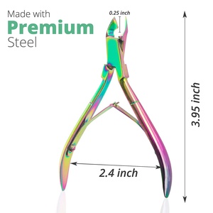Professional Stainless Steel Nail Nipper with Wide Jaw Opening and Durable Design for Salon Manicure and Grooming Applications - Product Image 3
