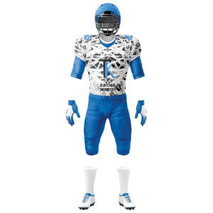 Customizable American Football Mesh Jersey and <b>Padded</b> <b>Pants</b> Set for Men & Youth-Player Name Pattern - Product Image 5