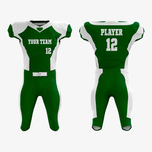 Nouvelle arrivée, uniforme de football américain unisexe, toutes saisons, manches courtes, séchage rapide, respirant, logo personnalisé, uniforme de football américain - Product Image 3