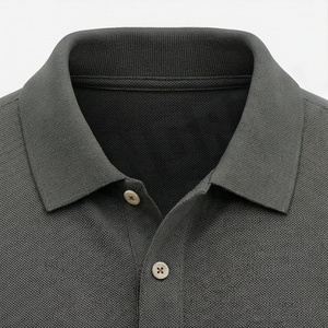 เสื้อโปโลผู้ชายสั่งทำขายส่ง พร้อมโลโก้พิมพ์ลาย ดีไซน์ใหม่ สีพื้น ผ้าถัก ผลิตในปากีสถาน - Product Image 4