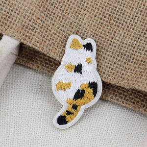 Custom Embroidery Patch Premium Outline Stitch Badge Wholesale <b>Iron</b> <b>On</b> Sew <b>On</b> for Jackets Hats Bags Clothing Decorative Fabric - Product Image 5