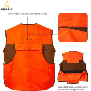 Gilet de chasse aux oiseaux résistant à l'eau Upland Game Field avec plusieurs poches pour hommes et femmes - Product Image 3