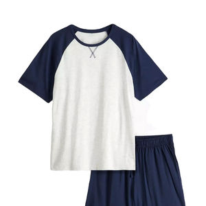 Ensemble de sport d'été unisexe 100 % coton écologique 2 pièces avec logo – T-shirt à manches courtes et short pour homme, idéal pour la course, la gym et le fitness - Product Image 5