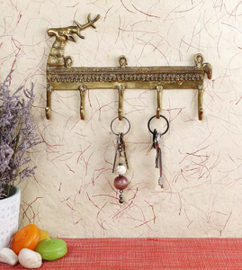 ราวแขวนติดผนังทองเหลืองคุณภาพสูง ชุบทอง 4 ราว พร้อมที่แขวน ราคาดีที่สุด - Product Image 2