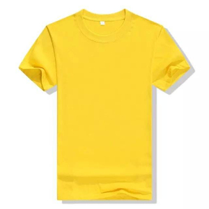 เสื้อยืดคอกลมแขนสั้นสีพื้นสำหรับผู้ชาย ผ้าฝ้าย 100% สีพื้น สวมใส่สบาย ทรงปกติ ผ้าถักย้อมสีเรียบ - Product Image 4