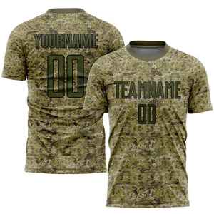 Wholesale <b>Cheap</b> Price Custom Soccer Jerseys Heat-Transfer Printed Breathable Quick Dry 100% Polyester V-Neck Short Sleeve - Product Image 5