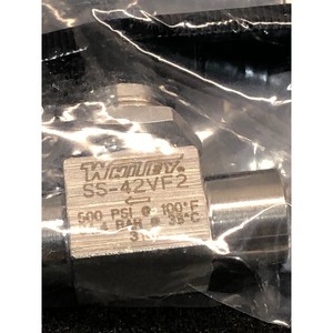 Vanne à boisseau sphérique ventilée SWAGELOK WHITEY SS-42VF2 2 voies - Équipements et pièces semi-conductrices de renommée mondiale à confiance - Product Image 3