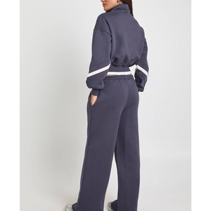 Conjunto Deportivo de Otoño en Oferta, Ropa Deportiva Sólida, Personalizable con Apliques Bordados, Paneles en Contraste, Corte Regular - Product Image 6